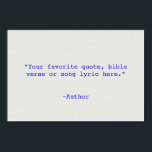 Creëer Uw eigen offerte Poster<br><div class="desc">Creëer uw eigen aangepaste poster-wandkunst. Biedt minimalistische typografie voor schrijfmachines.</div>