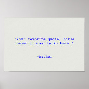 Creëer Uw eigen offerte Poster