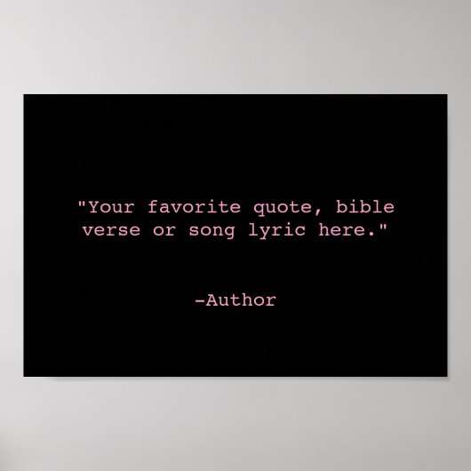 Creëer Uw eigen offerte Poster (Voorkant)