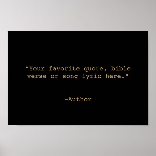 Creëer Uw eigen offerte Poster (Voorkant)