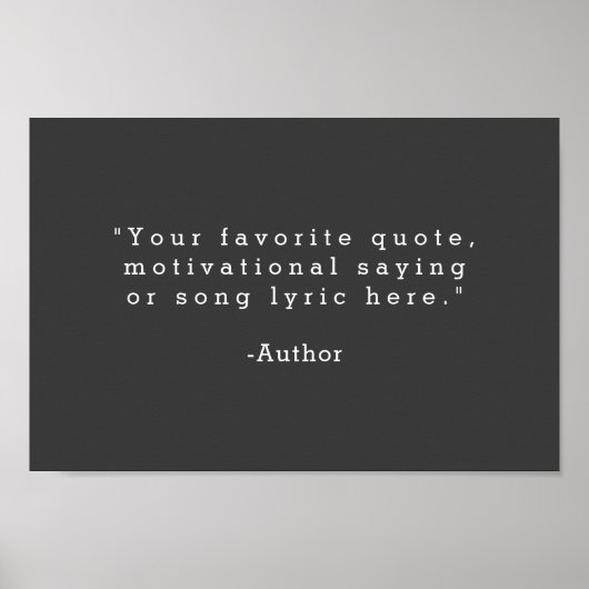 Creëer Uw eigen offerte Poster (Voorkant)