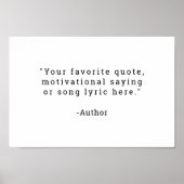 Creëer Uw eigen offerte Poster (Voorkant)