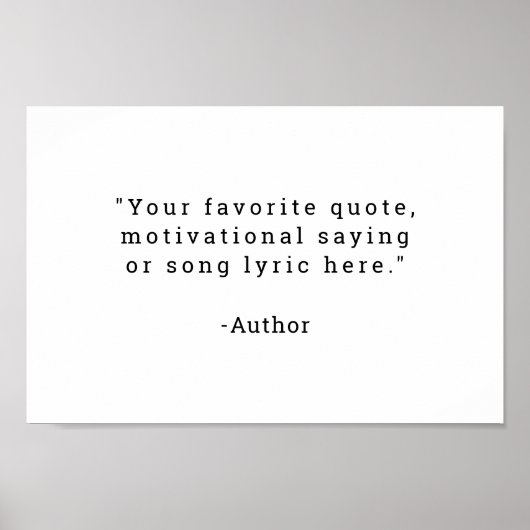 Creëer Uw eigen offerte Poster (Voorkant)