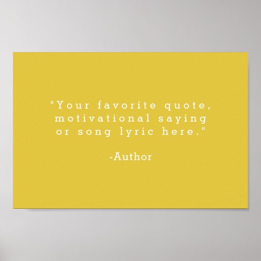 Creëer Uw eigen offerte Poster (Voorkant)