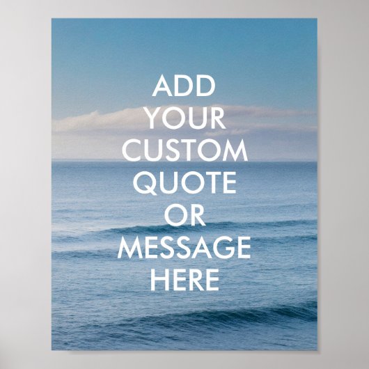 Creëer Uw eigen offerte Poster (Voorkant)