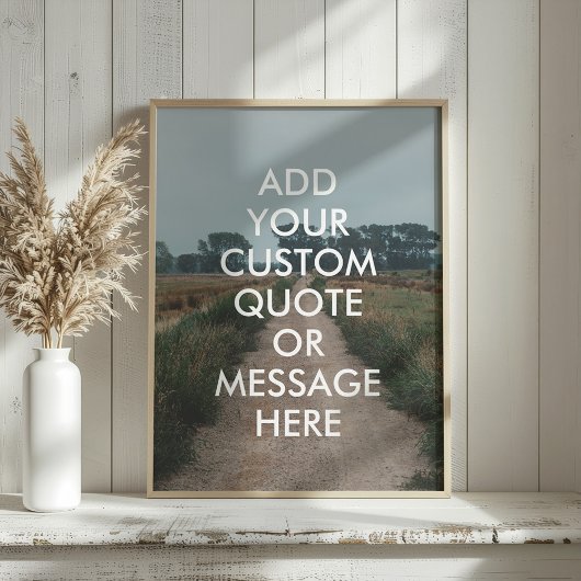 Creëer Uw eigen offerte Poster