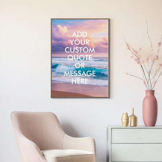 Creëer Uw eigen offerte Poster