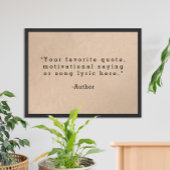 Creëer Uw eigen offerte Poster