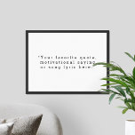 Creëer Uw eigen offerte Poster<br><div class="desc">Creëer uw eigen aangepaste poster-wandkunst. Biedt minimalistische typografie voor schrijfmachines.</div>