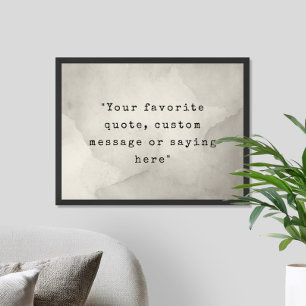 Creëer Uw eigen offerte Poster