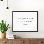 Creëer Uw eigen offerte Poster<br><div class="desc">Creëer uw eigen aangepaste poster-wandkunst. Biedt minimalistische typografie voor schrijfmachines.</div>