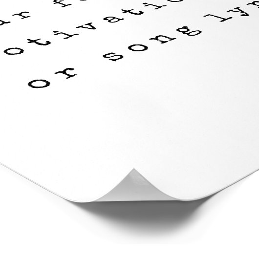 Creëer Uw eigen offerte Poster (Hoek)