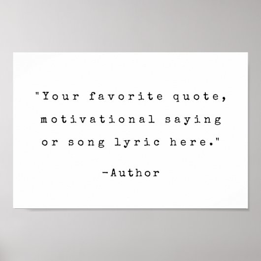 Creëer Uw eigen offerte Poster (Voorkant)