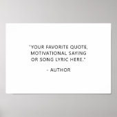 Creëer Uw eigen offerte Poster (Voorkant)