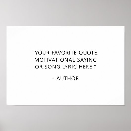 Creëer Uw eigen offerte Poster (Voorkant)