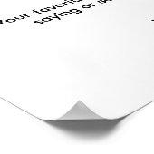 Creëer Uw eigen offerte Poster (Hoek)