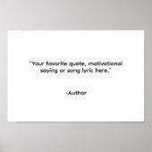 Creëer Uw eigen offerte Poster (Voorkant)