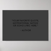 Creëer Uw eigen offerte Poster (Voorkant)