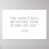 Creëer Uw eigen offerte Poster (Voorkant)