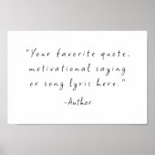 Creëer Uw eigen offerte Poster (Voorkant)