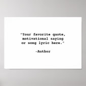 Creëer Uw eigen offerte Poster (Voorkant)