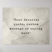 Creëer Uw eigen offerte Poster (Voorkant)