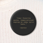 Creëer Uw eigen offerte Ronde Button 5,7 Cm<br><div class="desc">Creëer: uw eigen knop voor aangepaste prijsopgave. Beschikt over minimalistische typemachinetypografie.</div>