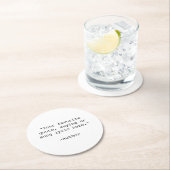 Creëer Uw eigen offerte Ronde Kartonnen Onderzetter (Insitu)