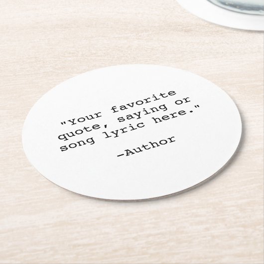 Creëer Uw eigen offerte Ronde Kartonnen Onderzetter (Gebogen)