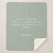 Creëer Uw eigen offerte Sherpa Deken (Voorkant)