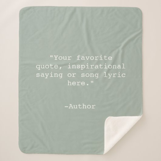 Creëer Uw eigen offerte Sherpa Deken (Voorkant)