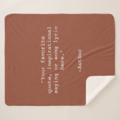 Creëer Uw eigen offerte Sherpa Deken (Voorkant (horizontaal))