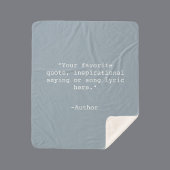 Creëer Uw eigen offerte Sherpa Deken