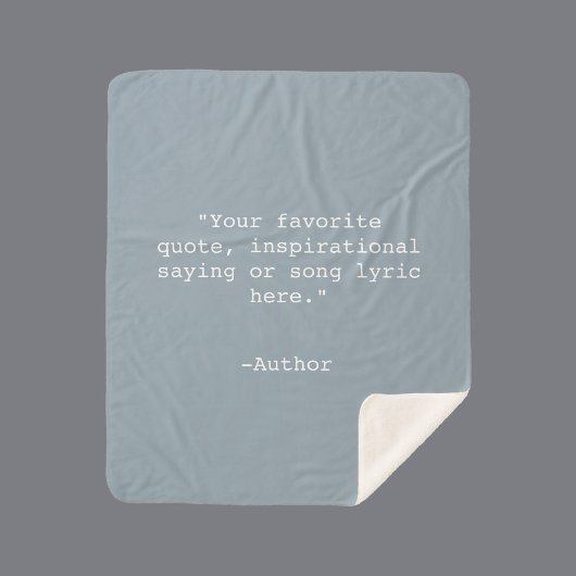 Creëer Uw eigen offerte Sherpa Deken