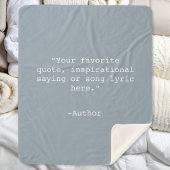 Creëer Uw eigen offerte Sherpa Deken