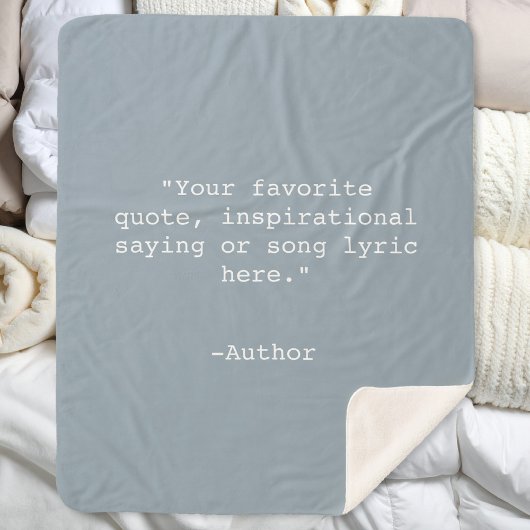 Creëer Uw eigen offerte Sherpa Deken