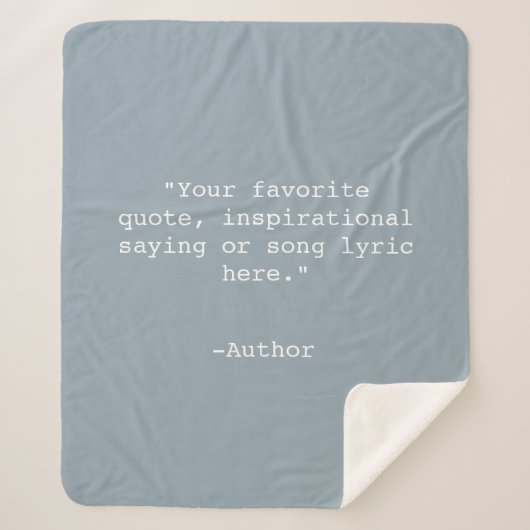 Creëer Uw eigen offerte Sherpa Deken (Voorkant)