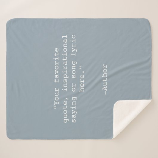 Creëer Uw eigen offerte Sherpa Deken (Voorkant (horizontaal))