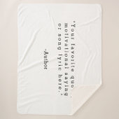 Creëer Uw eigen offerte Sherpa Deken (Voorkant)