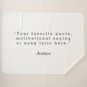 Creëer Uw eigen offerte Sherpa Deken (Voorkant (horizontaal))