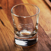 Creëer Uw eigen offerte Shot Glas