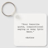 Creëer Uw eigen offerte Sleutelhanger (Voorkant)