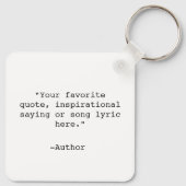 Creëer Uw eigen offerte Sleutelhanger (Achterkant)