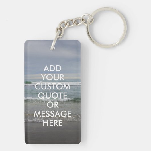 Creëer Uw eigen offerte Sleutelhanger (achterkant)