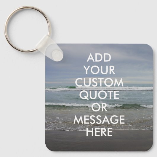 Creëer Uw eigen offerte Sleutelhanger (Voorkant)