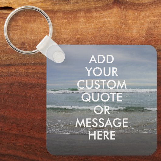 Creëer Uw eigen offerte Sleutelhanger (Voorkant)