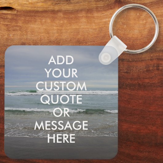 Creëer Uw eigen offerte Sleutelhanger (Achterkant)