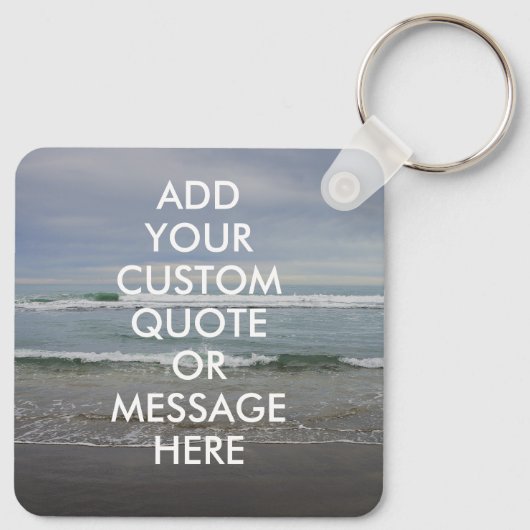 Creëer Uw eigen offerte Sleutelhanger (Achterkant)