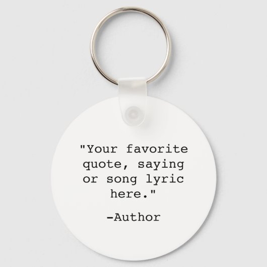 Creëer Uw eigen offerte Sleutelhanger (Voorkant)