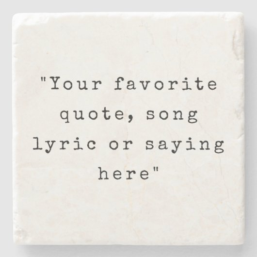 Creëer Uw eigen offerte Stenen Onderzetter (Voorkant)